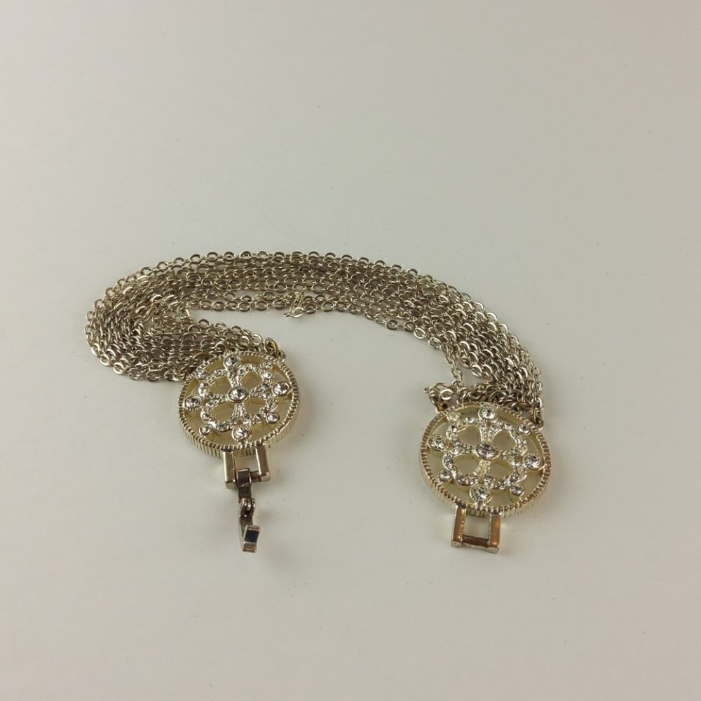 (3/$20) silvertone and faux Ruby bracelets - Picture 11 of 13